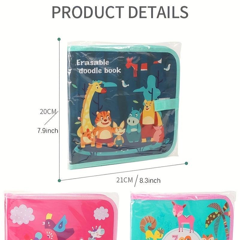 Folding Painting Book Set Erasable Doodle Book