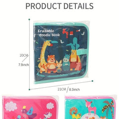 Folding Painting Book Set Erasable Doodle Book