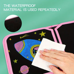 Folding Painting Book Set Erasable Doodle Book