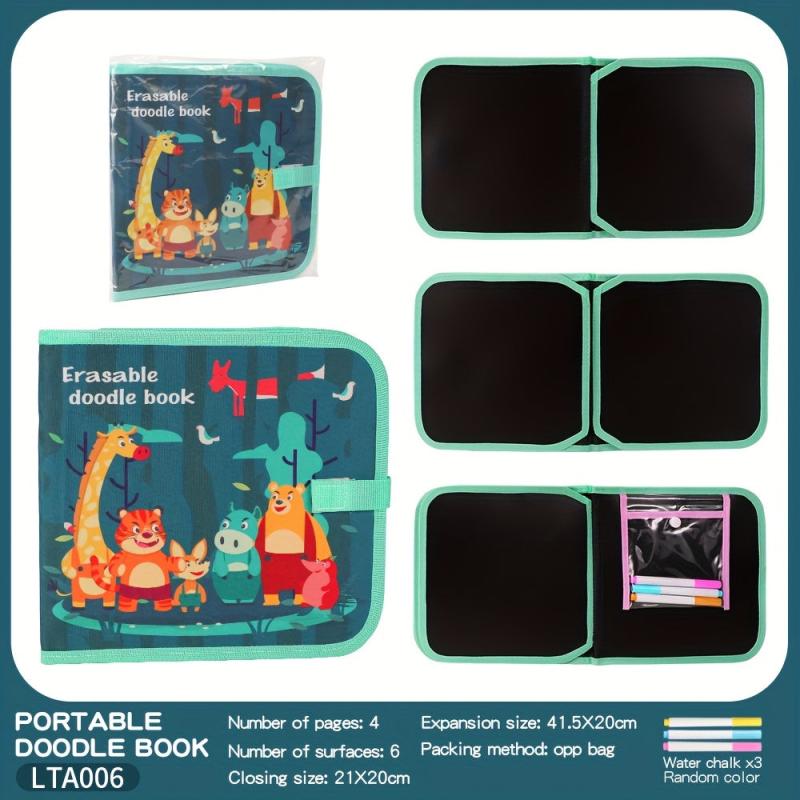 Folding Painting Book Set Erasable Doodle Book