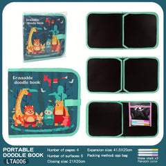 Folding Painting Book Set Erasable Doodle Book