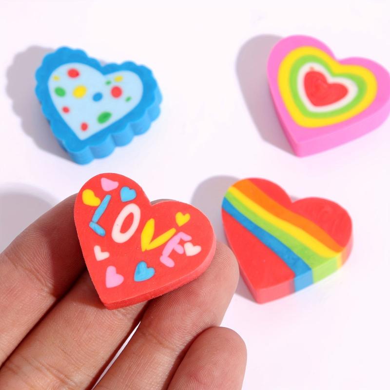 7pcs Plum Boxed Kids Learning & Painting Toys Stationery Erasers