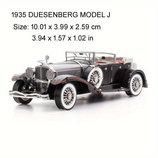 DIY 3D Metal Puzzle Retro 1935 Classic Car Model