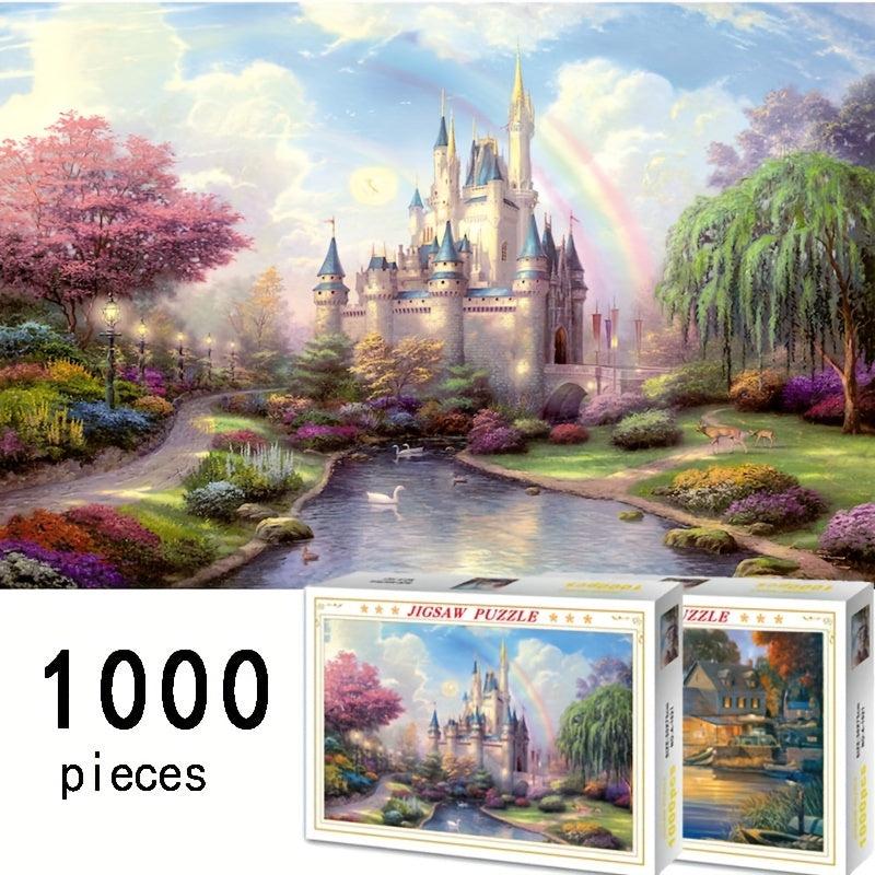 1000-Piece Dream Castle Jigsaw Puzzle - Landscape and Beauty