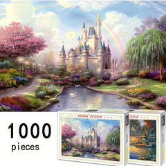 1000-Piece Dream Castle Jigsaw Puzzle - Landscape and Beauty