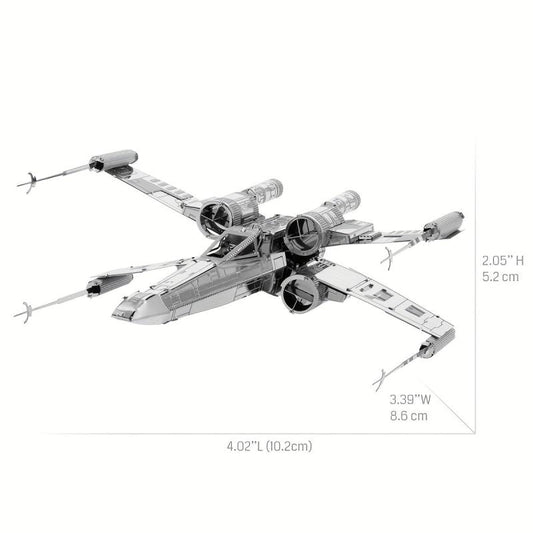 X Wing 3D Metal Puzzle Building Kit Gift for Teens & Men
