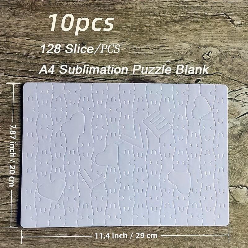 Sublimation Blank Puzzles 120pcs A4 Jigsaw Puzzle Blank Puzzles