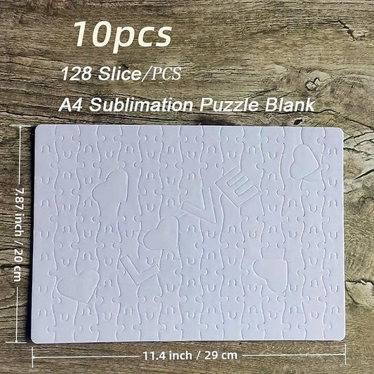 Sublimation Blank Puzzles 120pcs A4 Jigsaw Puzzle Blank Puzzles