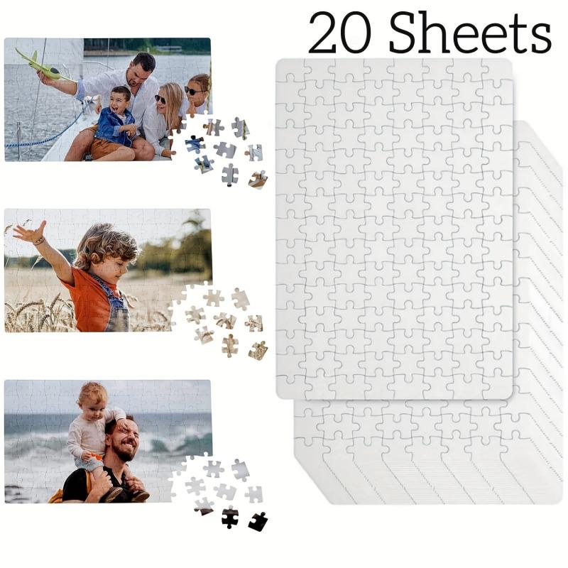 Sublimation Blank Puzzles 120pcs A4 Jigsaw Puzzle Blank Puzzles