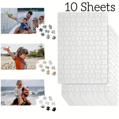 Sublimation Blank Puzzles 120pcs A4 Jigsaw Puzzle Blank Puzzles