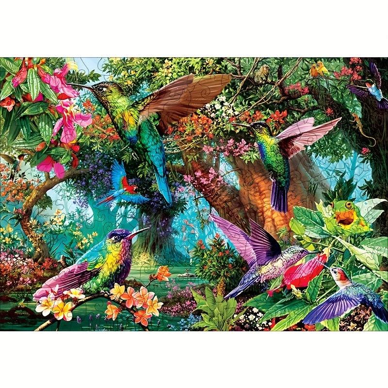 Animal Shaped Wooden Puzzle Hard Decompression Toy