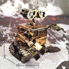 DIY Metal Assembly Toy Robot Model 3D Game Puzzle Toy