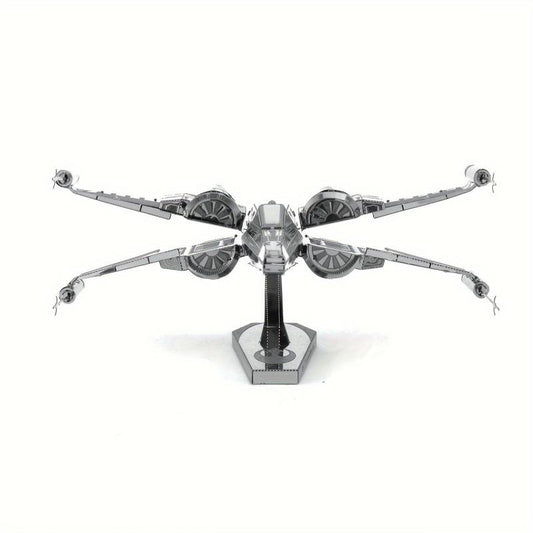 DIY 3D Metal Puzzle Poda Melon X wing Fighter Christmas Gift
