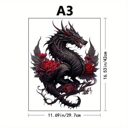 Flying Dragon Wooden Puzzle for Kids