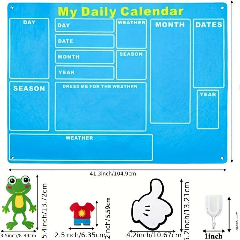 Felt Learning Board Early Learning Puzzle Busy Board