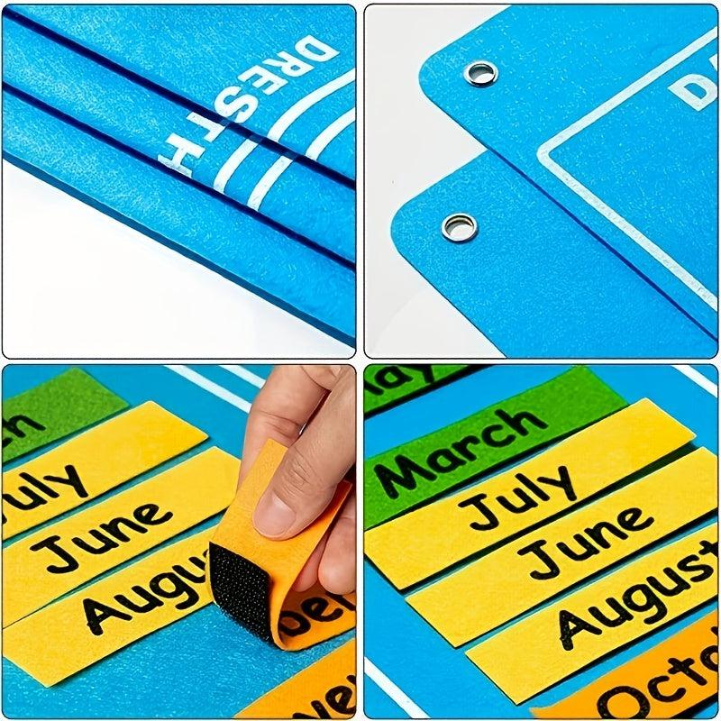 Felt Learning Board Early Learning Puzzle Busy Board
