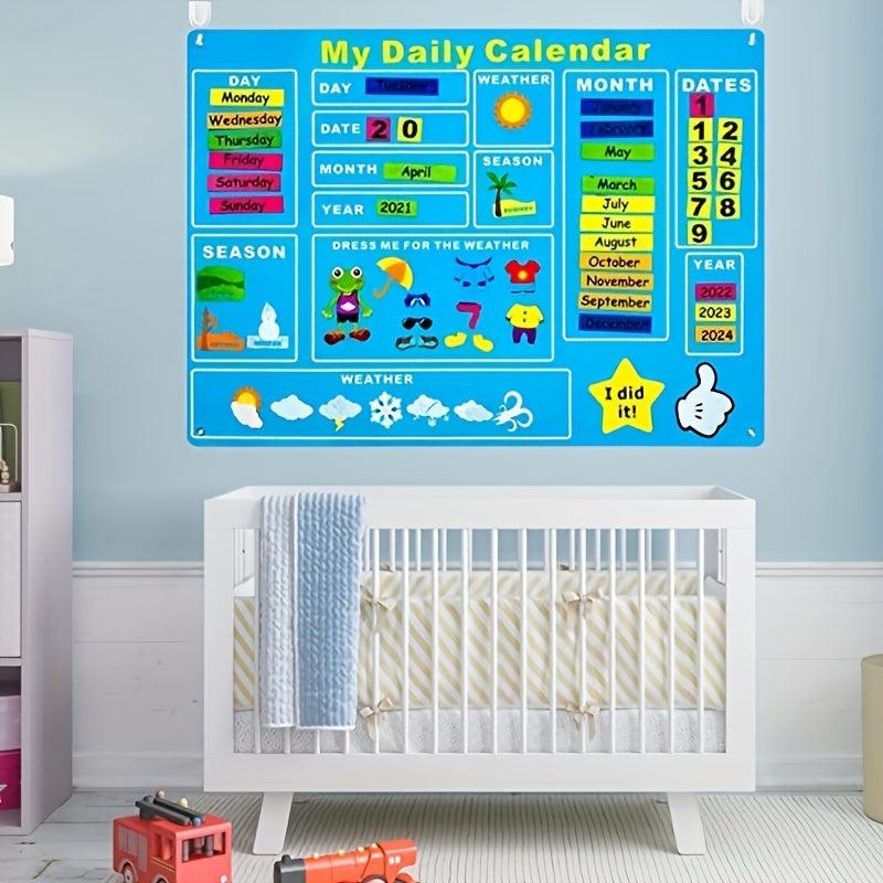Felt Learning Board Early Learning Puzzle Busy Board
