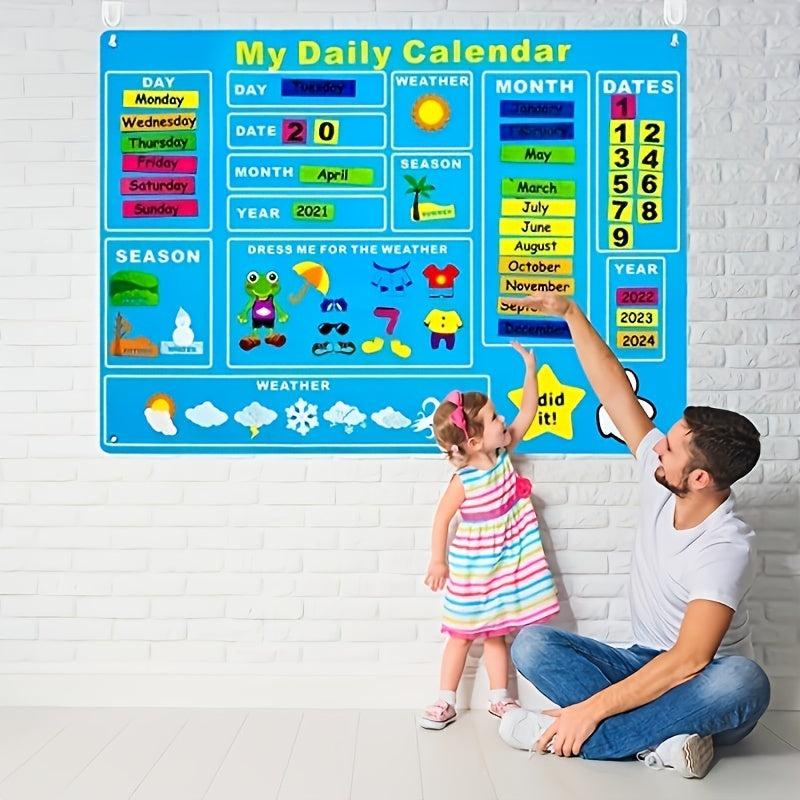 Felt Learning Board Early Learning Puzzle Busy Board
