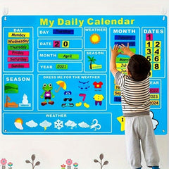 Felt Learning Board Early Learning Puzzle Busy Board