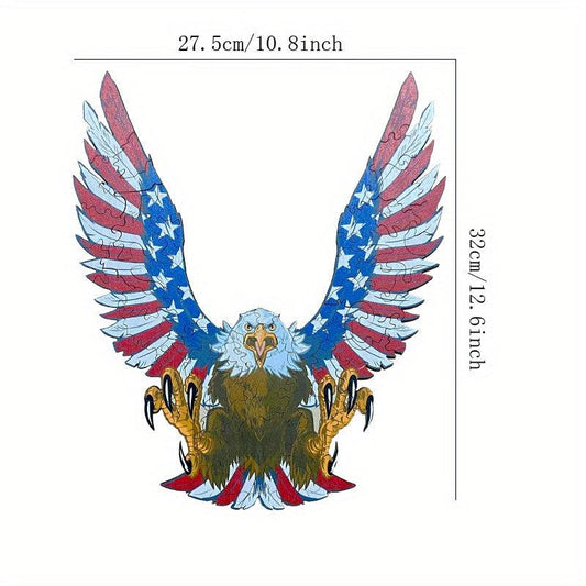 Eagle Shaped Puzzle A3 Size Animal Independence Style High Difficulty Gift