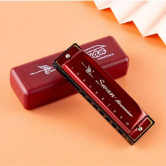 10 Hole Blues C Tremolo Harmonica