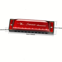 10 Hole Blues C Tremolo Harmonica