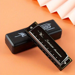 10 Hole Blues C Tremolo Harmonica