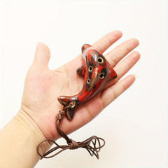 Cartoon 6 Holes Dolphin Ocarina Kiln Special Flute
