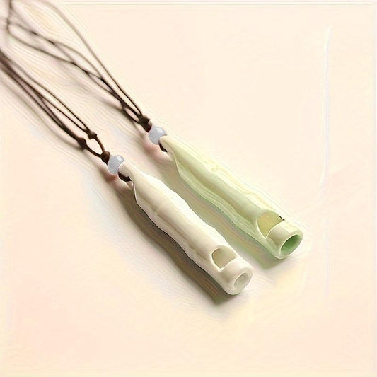 Ceramic Necklace and Whistle Set