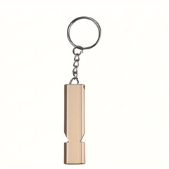 Double Frequency Alloy Aluminum Emergency Whistle Great Gift For Birthdays