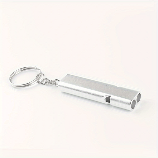 Double Frequency Alloy Aluminum Emergency Whistle Great Gift For Birthdays