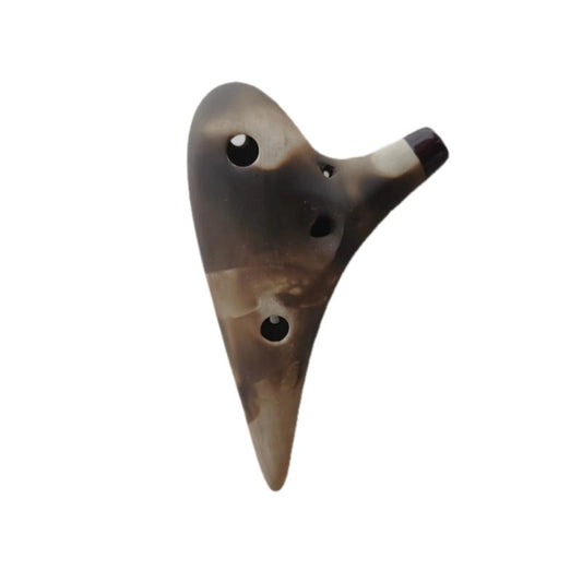 12 Hole Ocarina Classic Straw Fire Masterpiece Ceramic Instrument