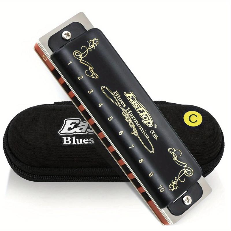 10 Hole Harmonica Key of C for Professionals & Beginners