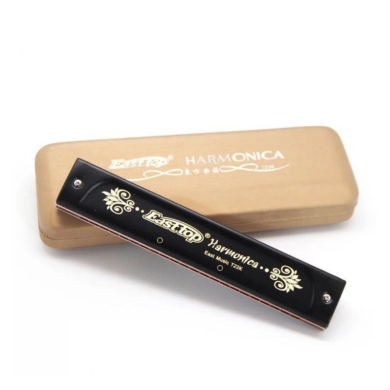 22 Holes Harmonica Key of C Tremolo Mouth Organ