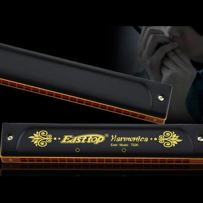 22 Holes Harmonica Key of C Tremolo Mouth Organ