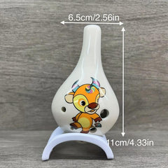 Zodiac Cartoon Series 6 hole AC Ocarina Long mouthed for Beginners