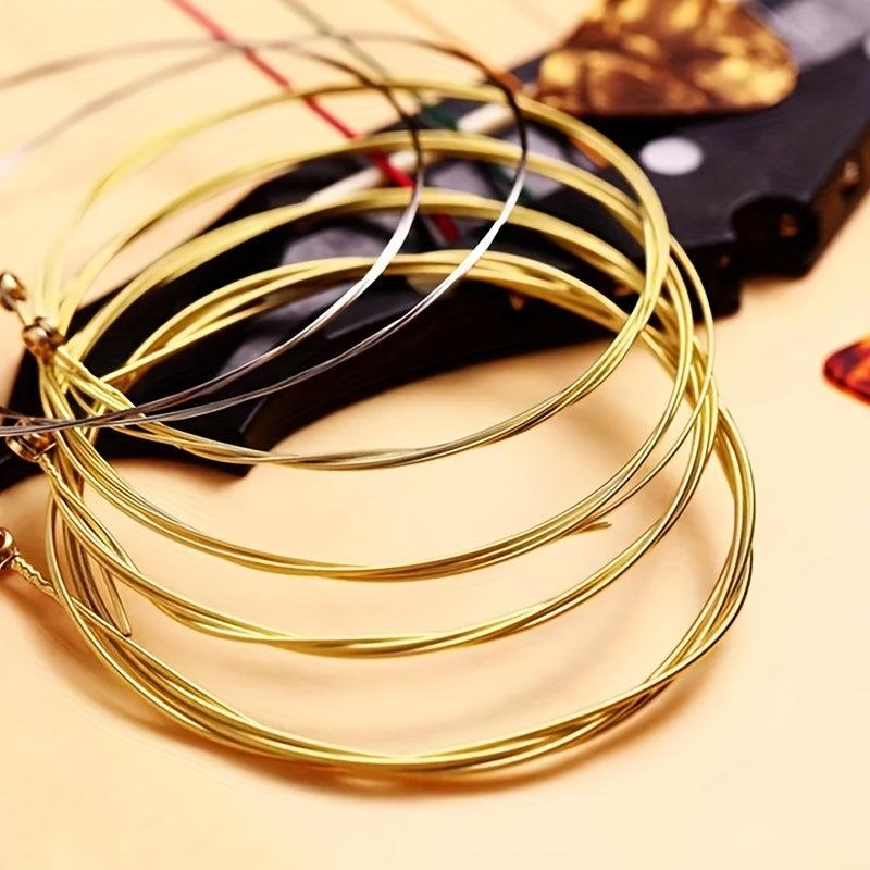 6pcs High Guitar Strings Steel Replacement Set