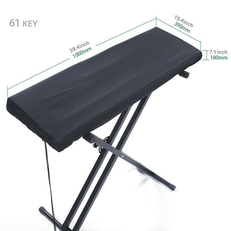 Stretchable Waterproof Keyboard Cover for 61 88 Keys Piano