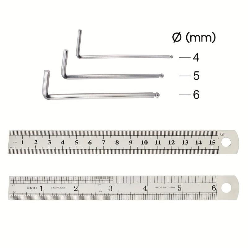 26Pc Guitar Repair Tool Kit For Maintenance & Cleaning