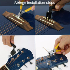 26Pc Guitar Repair Tool Kit For Maintenance & Cleaning
