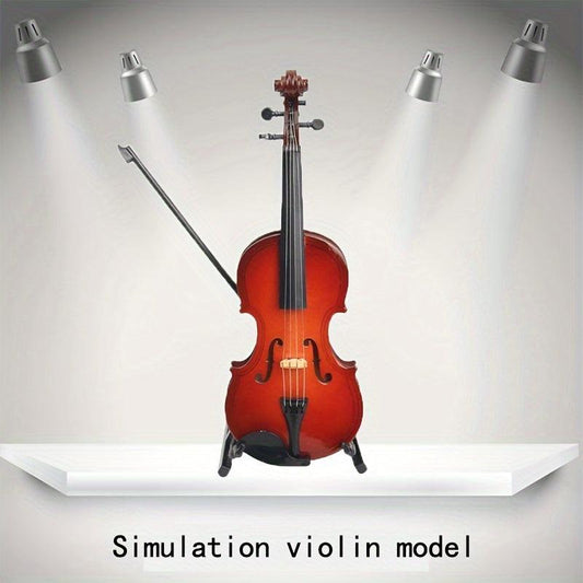 Mini Violin Simulation Set - Wood Handcrafted