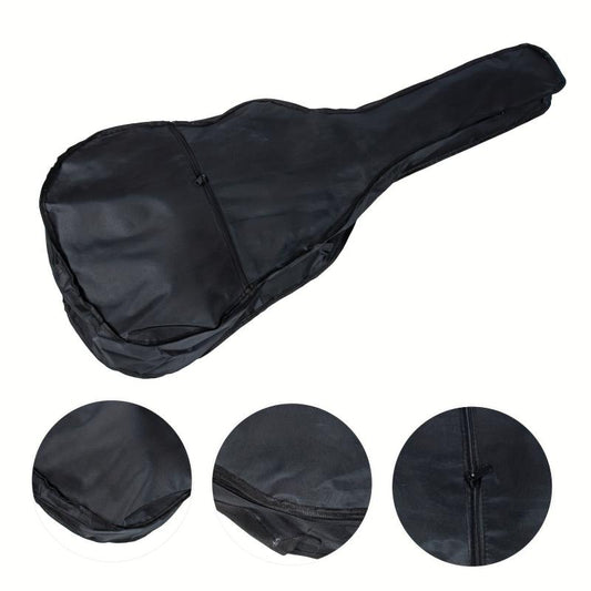 Durable Acoustic Guitar Bag with Mini Organizer and Backpack Straps
