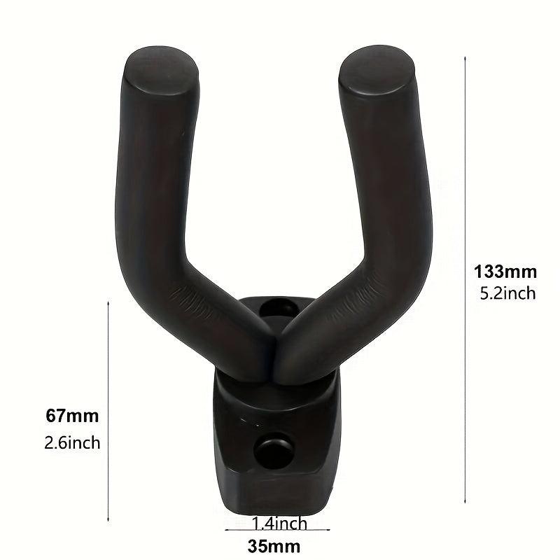 Wall Mount Non-slip Guitar Hooks, Short Hooks for All Sizes, 1pc/2pcs