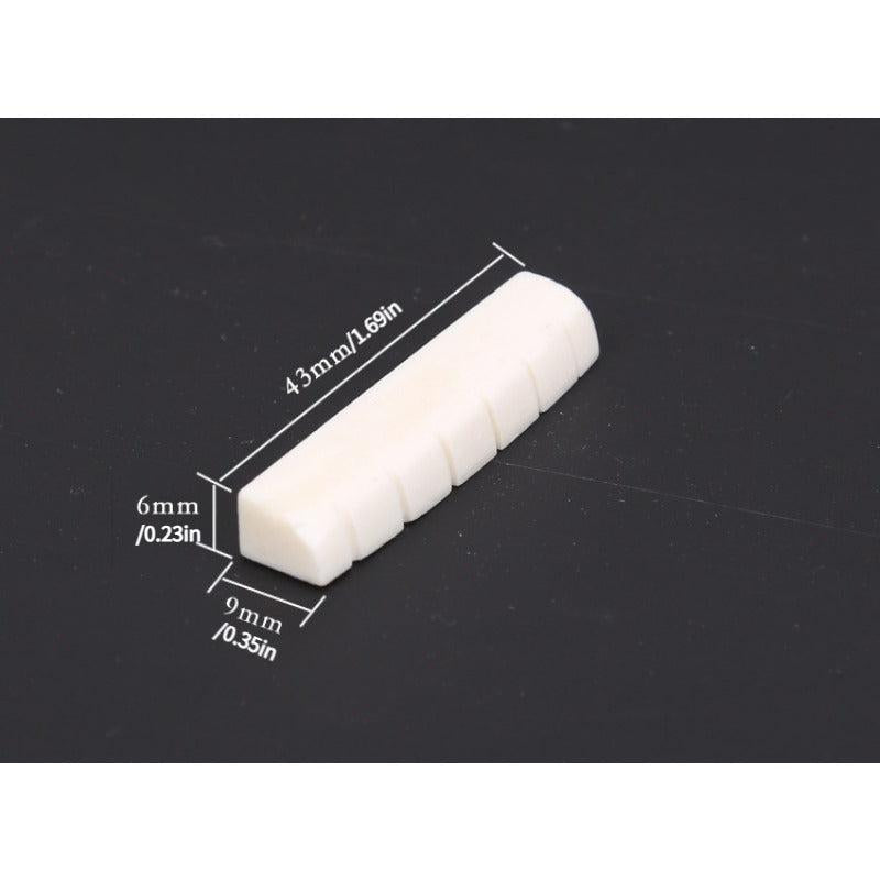 Bone Bridge Pins Nail Nut Saddle Part For Acoustic Guitar