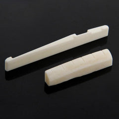 Bone Bridge Pins Nail Nut Saddle Part For Acoustic Guitar