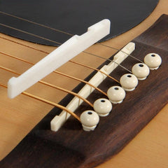 Bone Bridge Pins Nail Nut Saddle Part For Acoustic Guitar