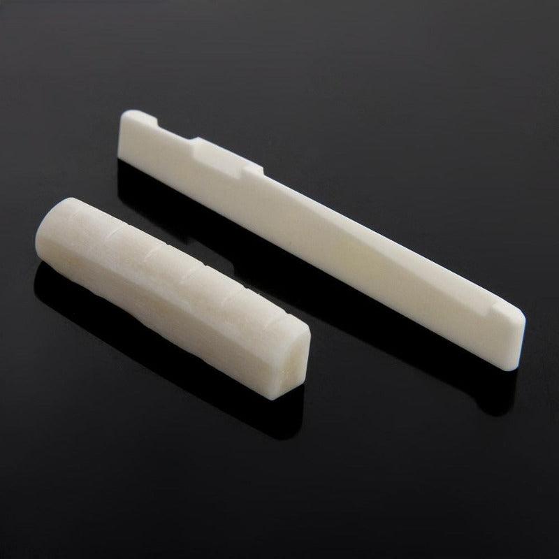 Bone Bridge Pins Nail Nut Saddle Part For Acoustic Guitar