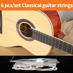 6-Piece Nylon Classical Guitar Strings for Enhanced Acoustic Sound