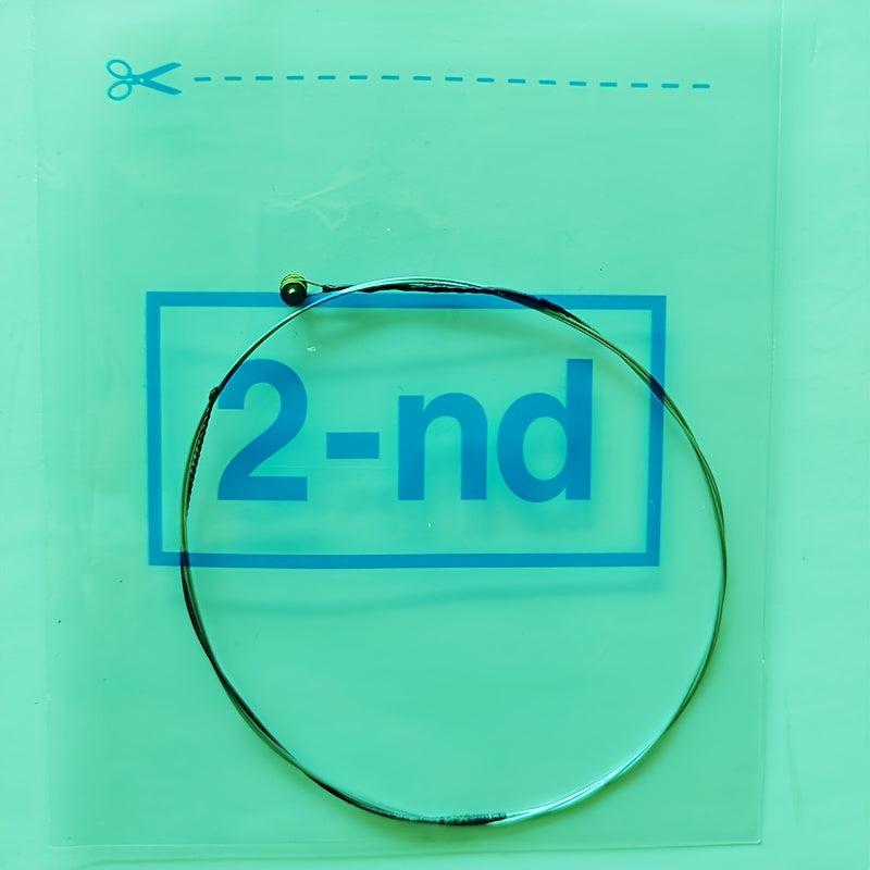 Violin Strings 1 4 Single String Steel Core Alloy Wrapped Soft Feeling
