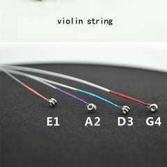 Violin Strings 1 4 Single String Steel Core Alloy Wrapped Soft Feeling